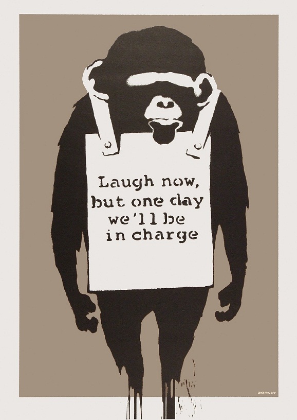 Banksy Monkey 