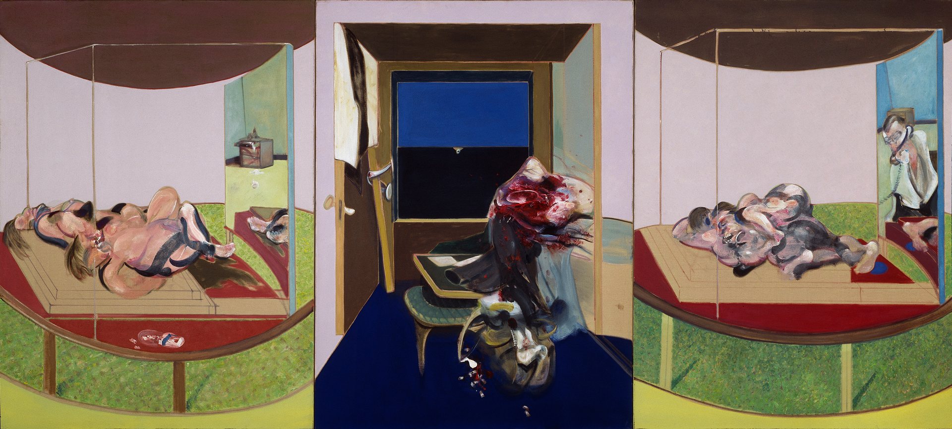  ‘An opera of gaping mouths and writhing figures’: Triptych, 1967 by Francis Bacon. Photograph: © The Estate of Francis Bacon. All Rights Reserved. DACS 2016