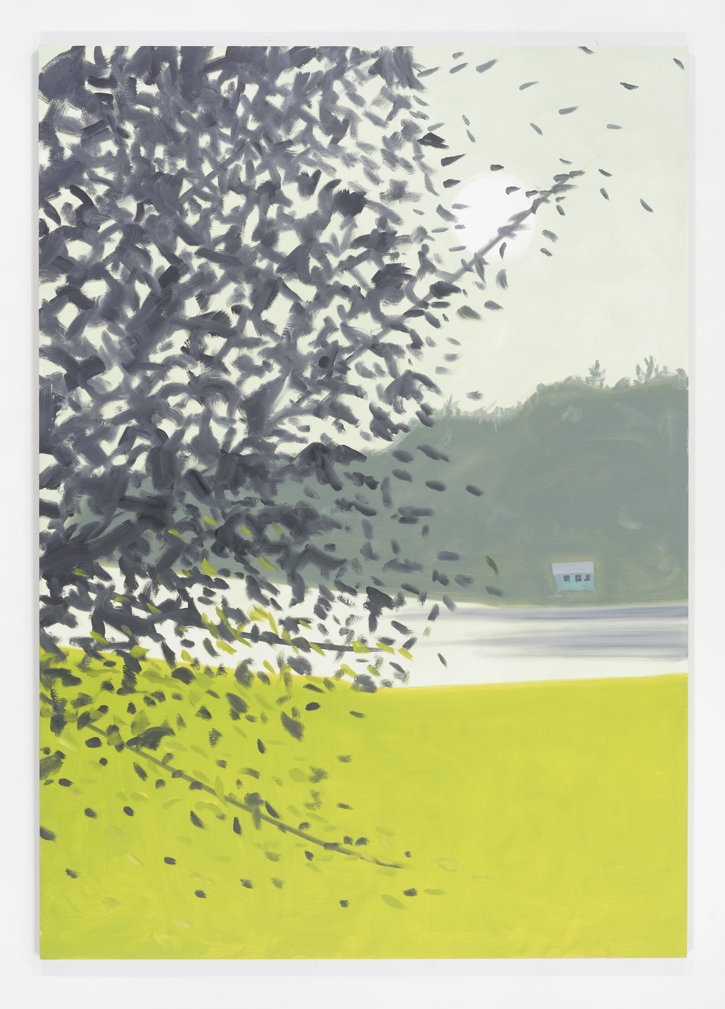 Alex Katz 4 pm, 2014; Oil on linen, 365.8 x 274.3 cm; The Collection of Marguerite Steed Hoffman; Courtesy of Gavin Brown’s enterprise; © Alex Katz, DACS, London/VAGA, New York 2016; Photograph: Paul Takeuchi