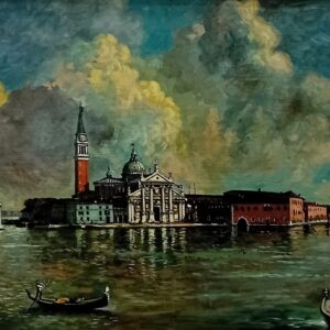 Giorgio de Chirico: ‘Venice, Island of San Giorgio’, late 1940’s at Galleria Frediano Farsetti, Milan 