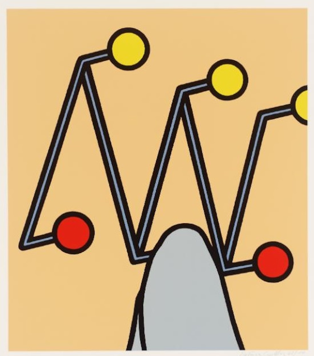 Patrick Caulfield: ‘Thus, she would come, escaped, half-dead to my door’, 1973