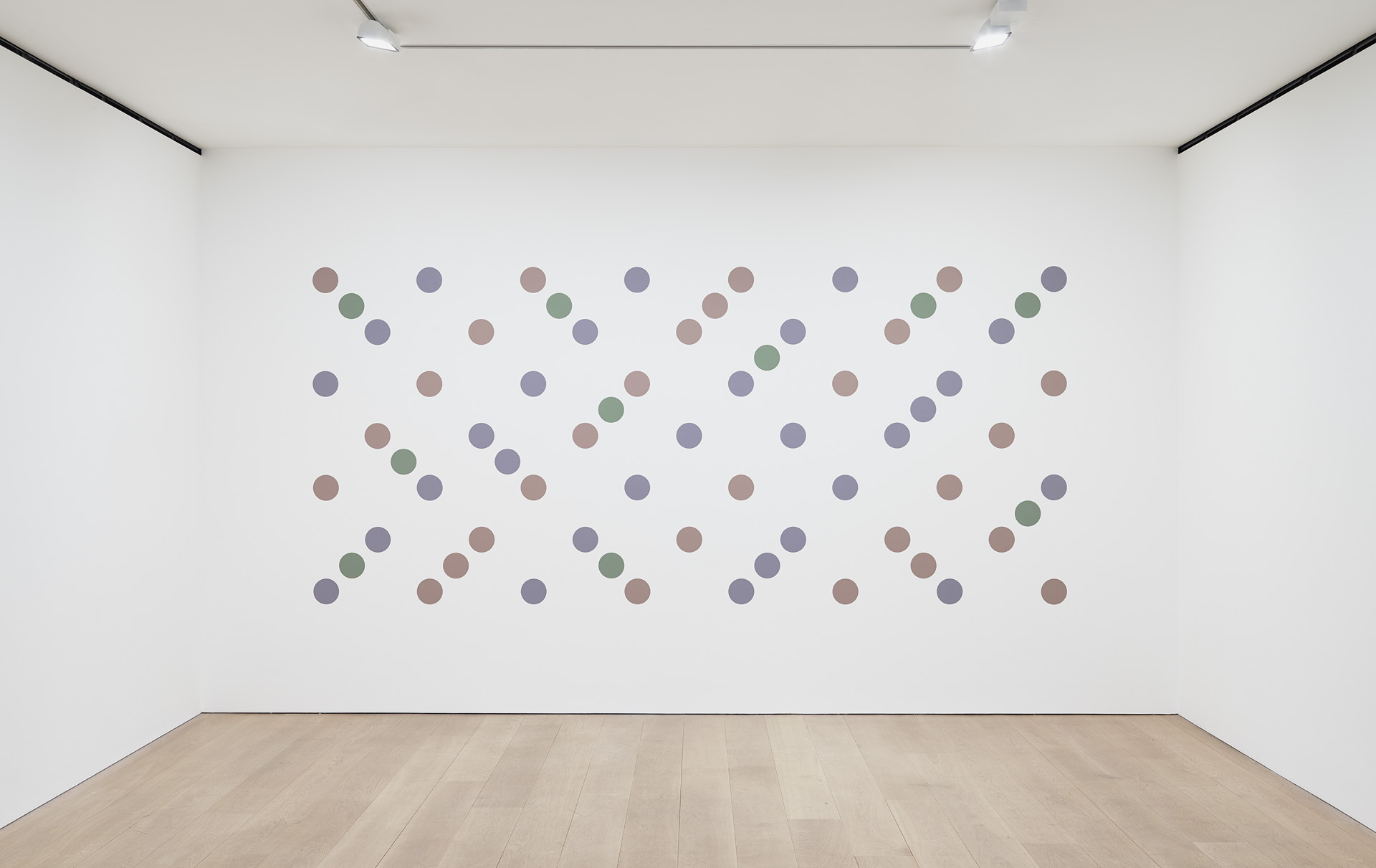 Bridget Riley: Untitled 2 (Measure for Measure), 2018 Graphite and acrylic on plaster wall FAD Magazine 
