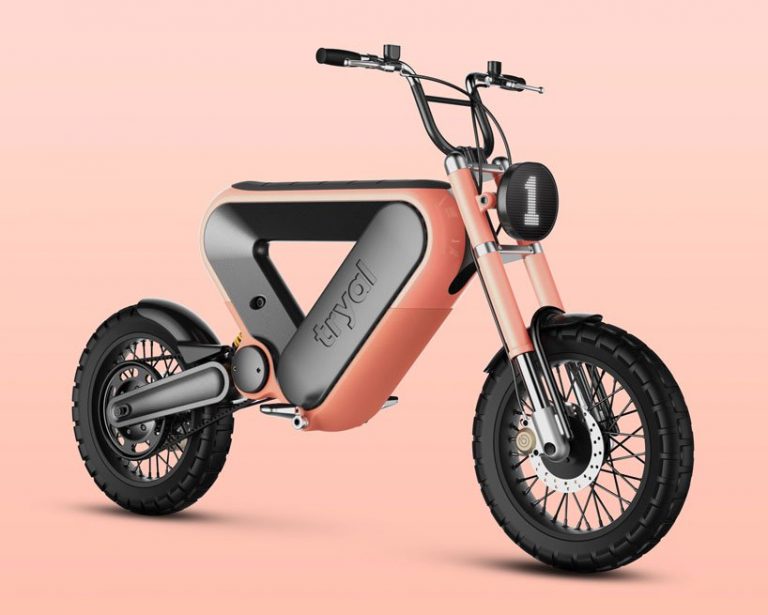 We love Tryal a mini motorcycle designed by Erik Askin FAD Magazine