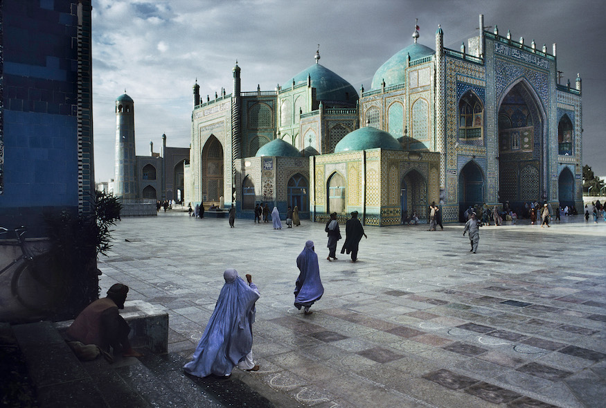 00214_06, Hazrat Ali Mosque, Mazar i Sharif, Afghanistan, 1992, AFGHN-10164NF7. Salat at Blue Mosque in Mazar-Sharif, Afghanistan, 1992. MAX PRINT SIZE: 40x60 Hazrat Ali Mosque final print_HERMITAGE final print_Zurich final print_Beetles and Huxley Fine Art Print retouched_Sonny Fabbri 05/28/2014