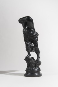 Richard Stone, the rescuer (2014), bronze, patina, 57x23x23cm