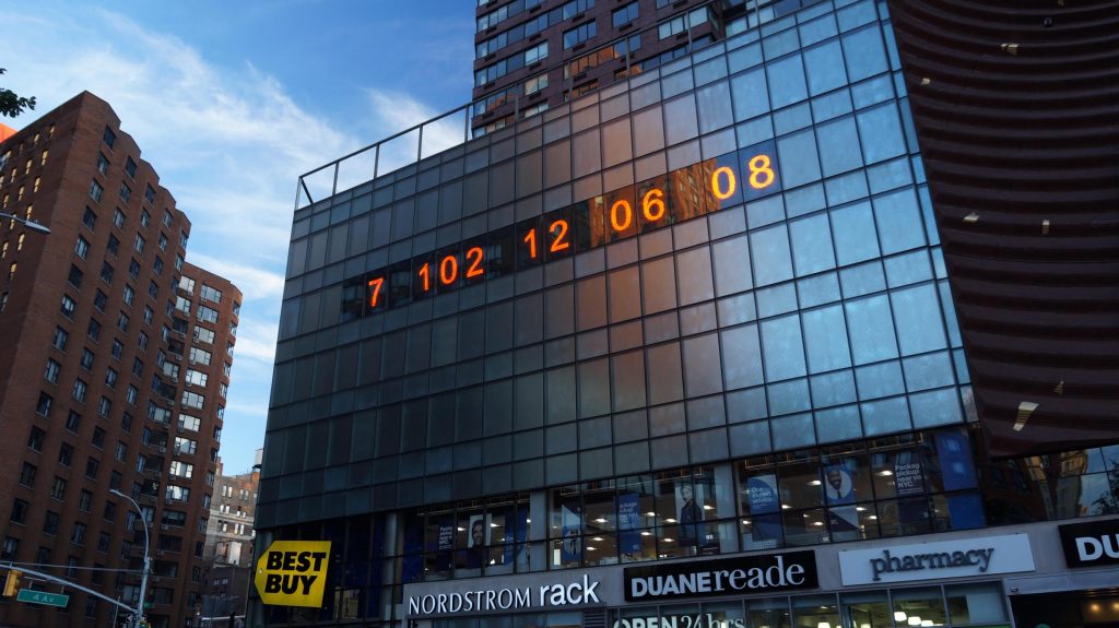 Massive "Climate Clock" launched in New York City FAD Magazine