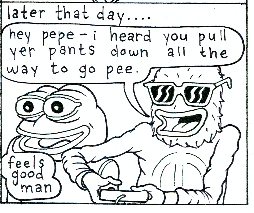 Matt Furie Feels Good Man