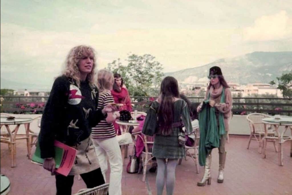 ‘Rassegna del Cinema Femminista’ organised by Le Nemesiache, Sorrento 1984, original photograph from the feminist film festival, photographer unknown. Courtesy of Le Nemesiache’s archive.