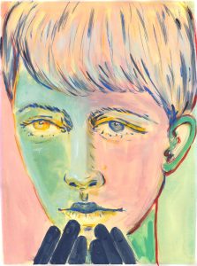 Dreamlander, 2019 Gouache and tempera on watercolour paper 31 × 23 cm (12 1?4 × 9 in)