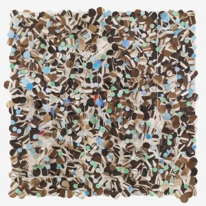 Image: Howardena Pindell, Untitled #51, 2010, Mixed media on board, 10.5 x 10.5 inches (26.7 x 26.7 cm) Courtesy of the artist and Garth Greenan, New Yor