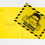 1 – 350 are accompanied by a limited edition lenticular print ‘Use Hearing Protection’, 2019. 26.8 x 18.4 cm. Presented in an envelope, signed and numbered by Peter Saville.