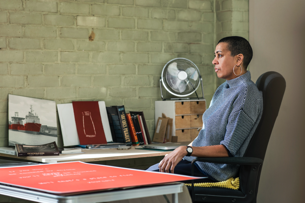 Helen Cammock, portrait Ph. Thierry Bal