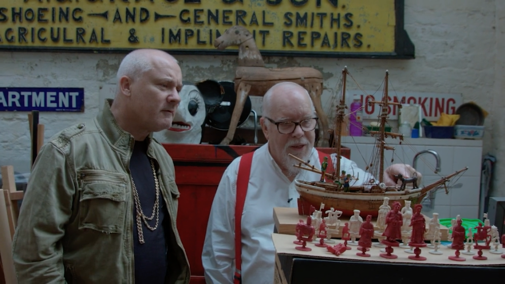 Two old men : Damien Hirst and Peter blake FAD MAGAZINE