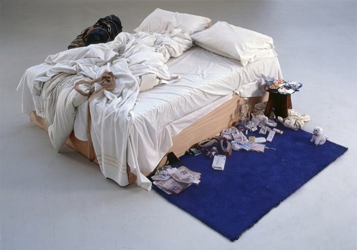 Tracey Emin, My Bed, 1998 © Tracey Emin. All rights reserved, DACS 2014. Photo credit: Courtesy The Saatchi Gallery, London / Photograph by Prudence Cuming Associates Ltd