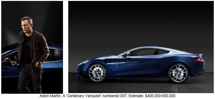 Christie's to auction Daniel Craig’s Aston Martin numbered 007 FAD Magazine
