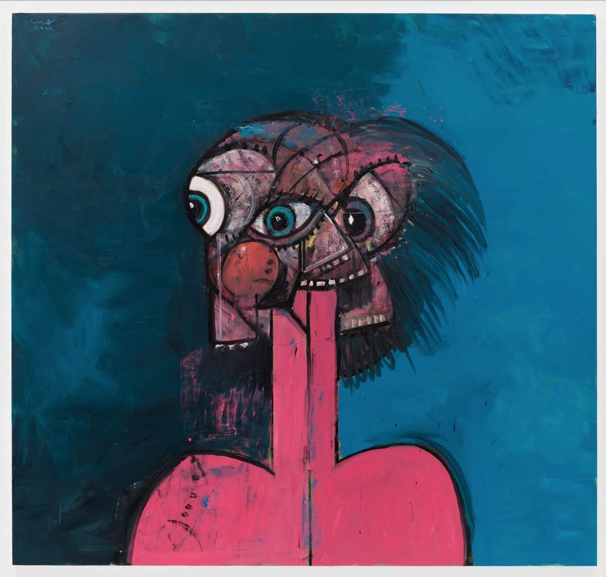 George Condo, Psycho, 2022.