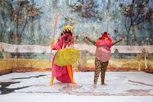 Image credit: Marvin Gaye Chetwynd, Uptight Upright Upsidedown, 2016. Courtesy the artist and Sadie Coles HQ, London. Photo by Julia Bauer.