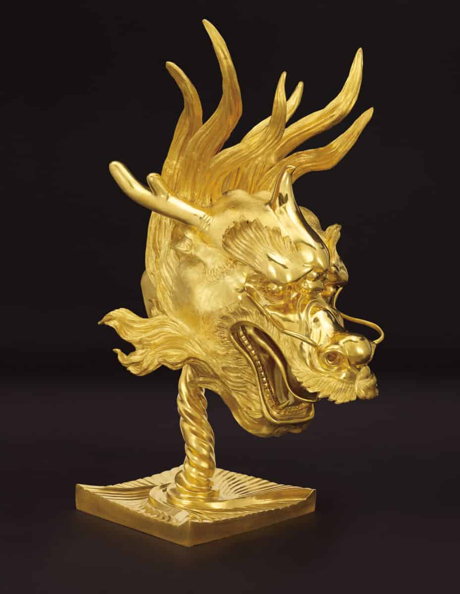 Ai Weiwei, Circle of Animals/Zodiac Heads: Gold (Dragon)