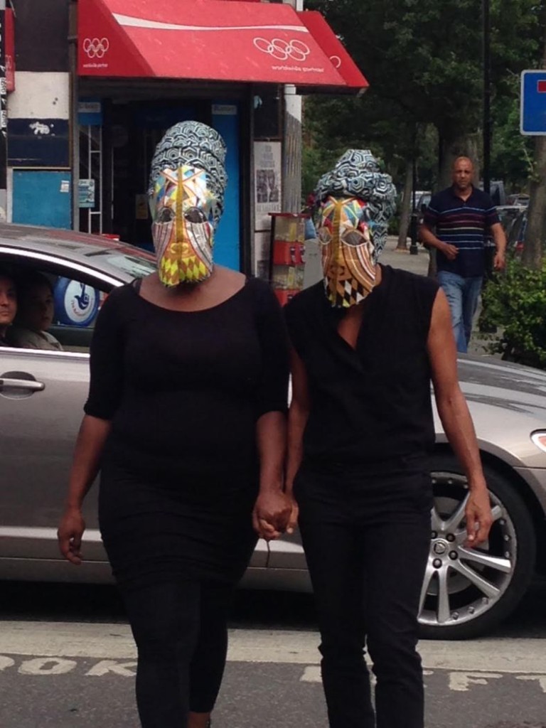 The performance And Fight with Wura-Natasha Ogunji + Mary Okon Ononokpono