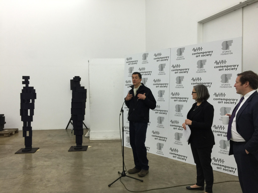 launch of Great Works, a new scheme launched by The Contemporary Art Society (CAS) at Anthony Gormley Studio 