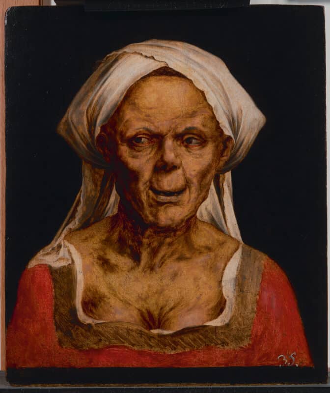 Quinten Massys An Old woman, about 1514-24 Oil on panel 29.2 × 25 cm © The Phoebus Foundation, Antwerp